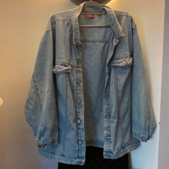 Venezia Jackets & Blazers - Venezia plus size jean button up jacket